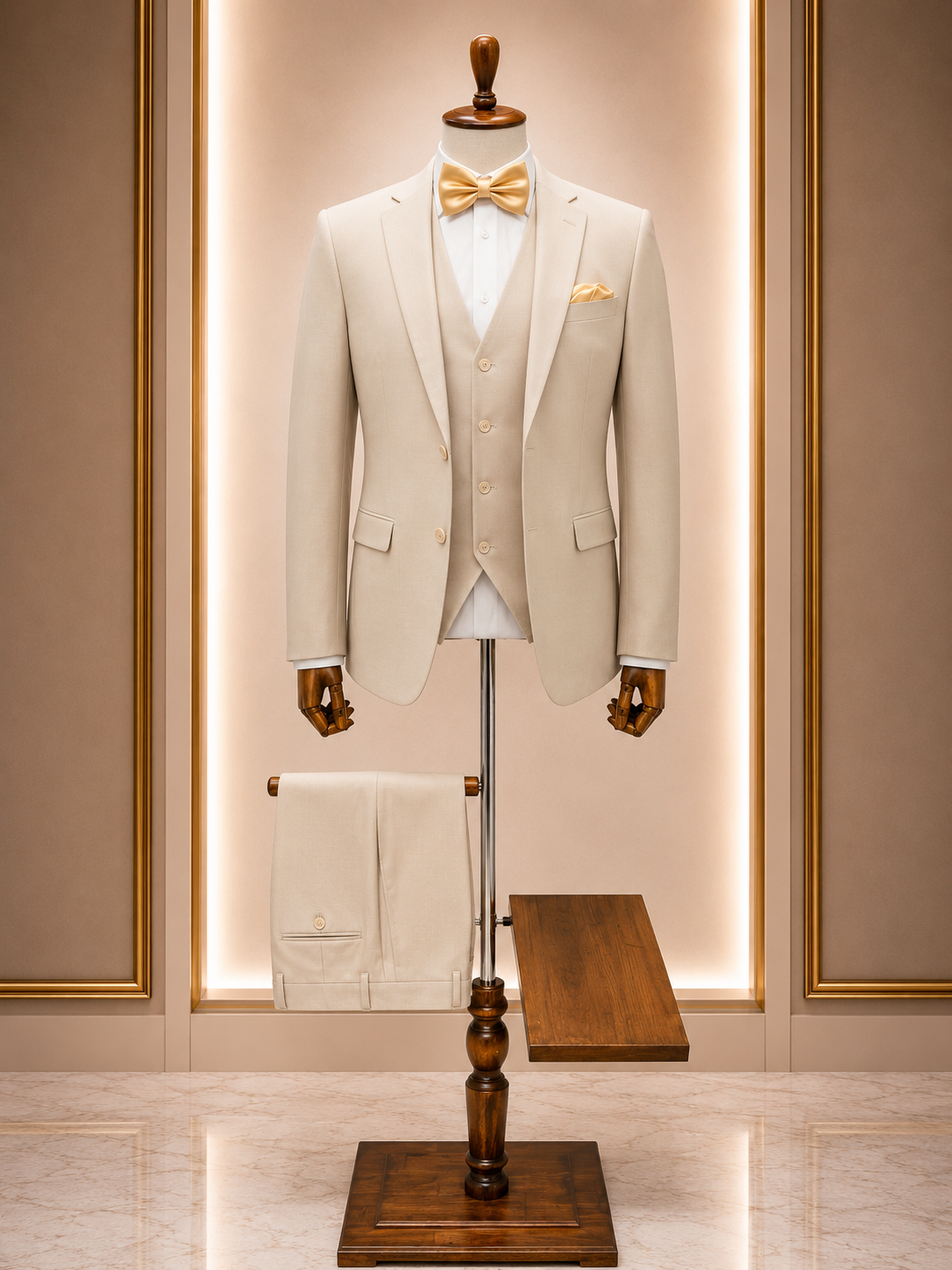 Costume 3 Pieces Beige
